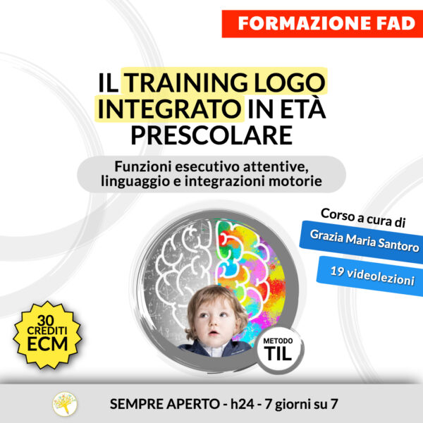 Il training logo integrato in età prescolare (sempre aperto - h24, 7 giorni su 7)