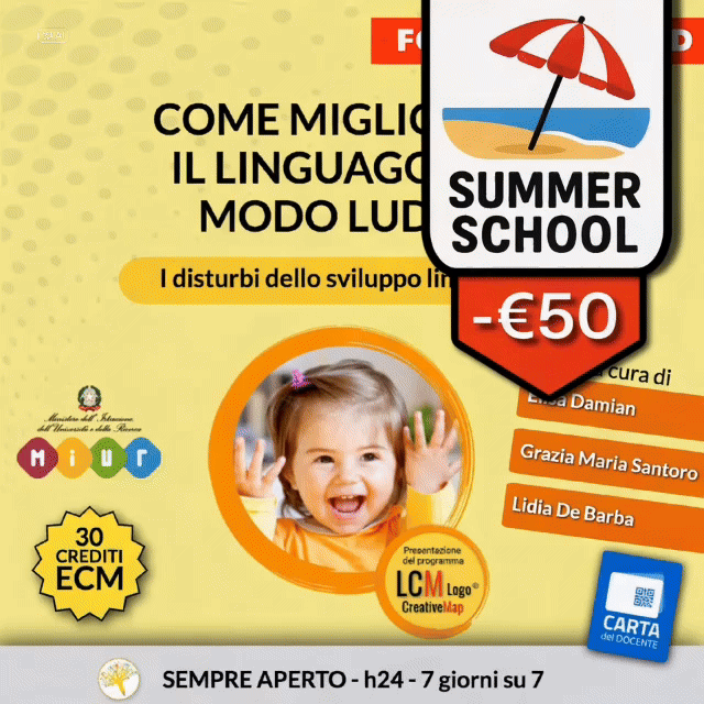 Come migliorare il linguaggio in modo ludico: il programma LCM (sempre aperto - h24, 7 giorni su 7)