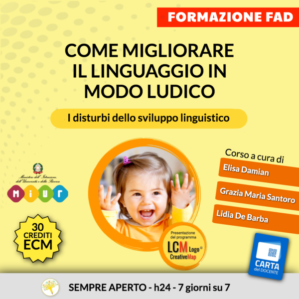Come migliorare il linguaggio in modo ludico: il programma LCM (sempre aperto - h24, 7 giorni su 7)