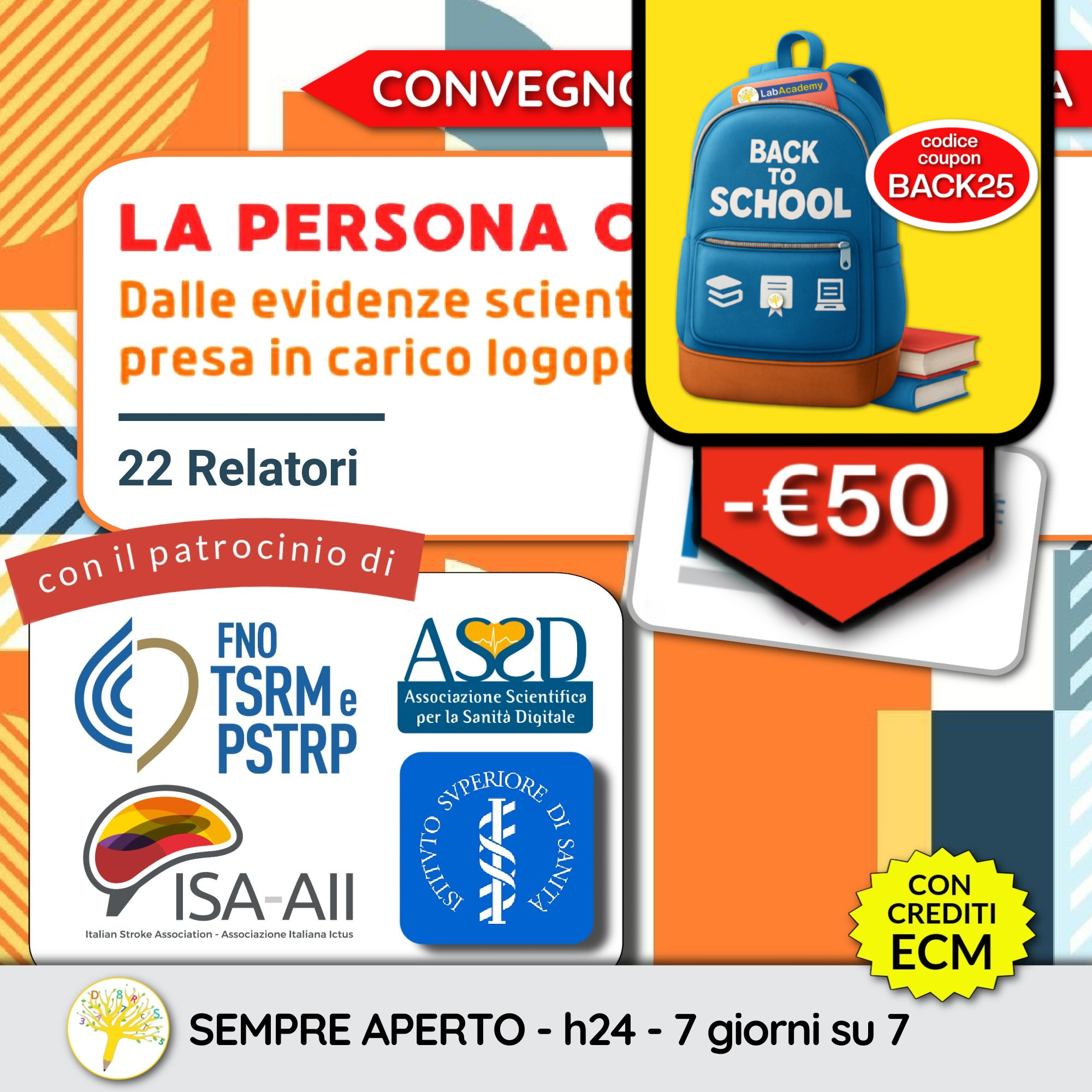 Convegno - LA PERSONA CON AFASIA: dalle evidenze scientifiche alla presa in carico logopedica