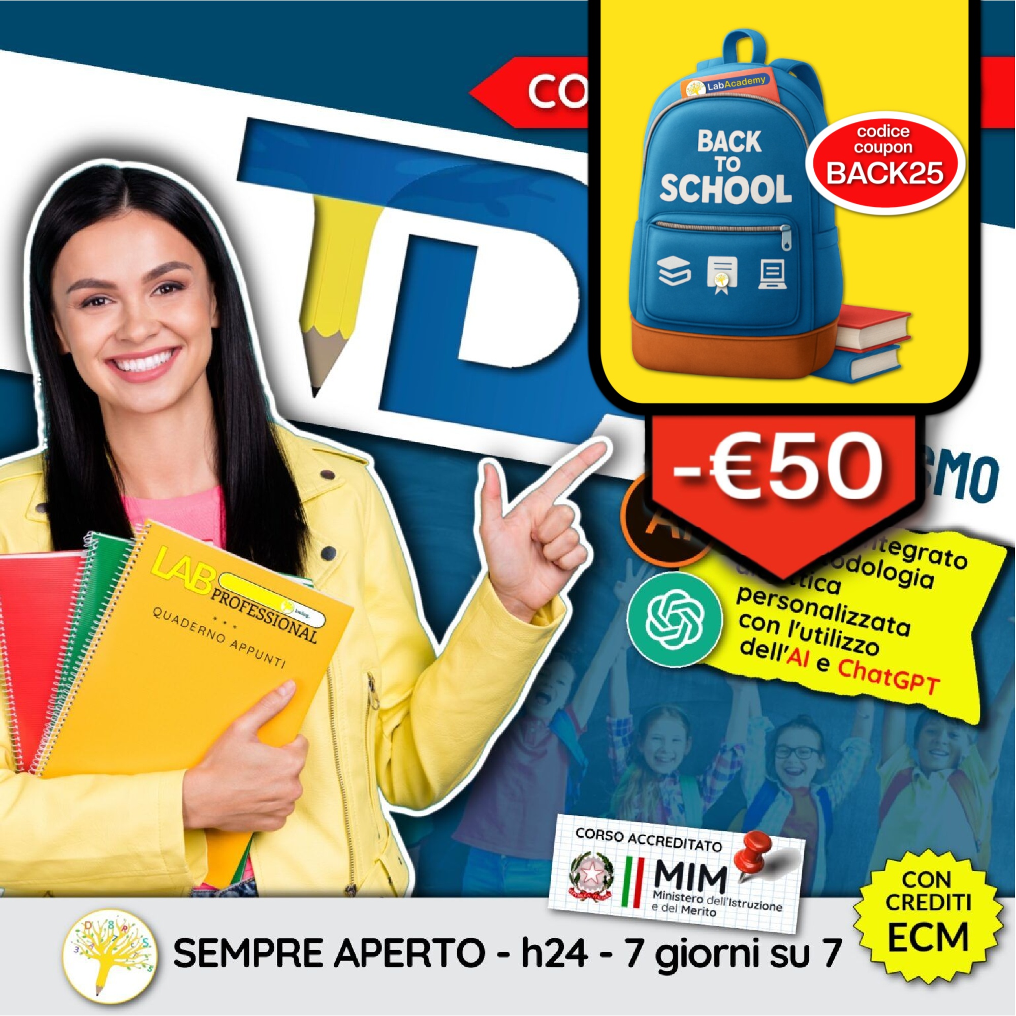 Corso professionalizzante: TDA - Tutor dell'Apprendimento