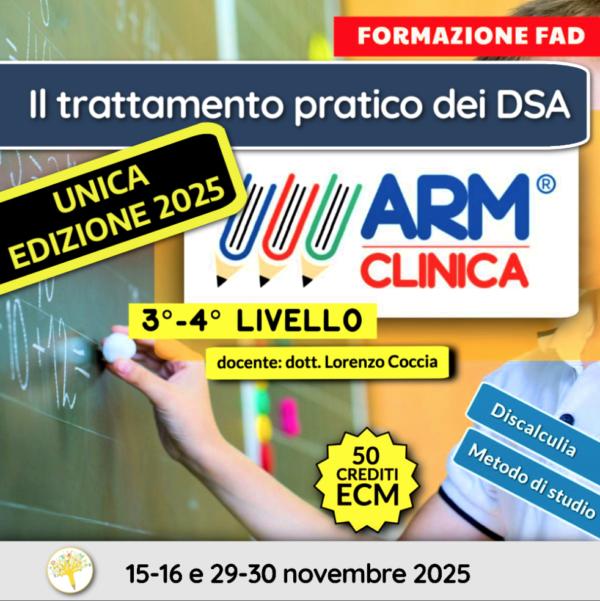 Il Trattamento dei DSA: il Metodo ARM Clinica - 3°/4° - 2025