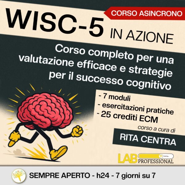 WISC-5 in AZIONE - PROMO fino al 15/07