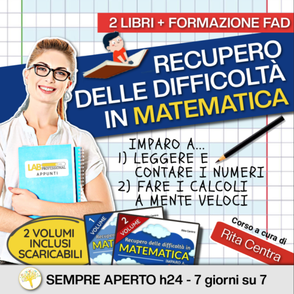 Recupero delle difficoltà in MATEMATICA (con 2 libri inclusi)