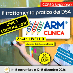 Il Trattamento dei DSA: il Metodo ARM Clinica - 3°/4° - 2026